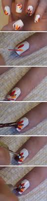 Turkey Feathers Cute Thanksgiving Nail Art Designs For Beginners Fall Nail Art Designs Thanksgiving Nail Art Turkey Nails