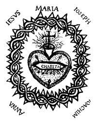 Premiere Image Du Sacre Coeur De Jesus Donnee Par Sainte Marguerite Marie Alacoque A Ses Novices 1685 Sacre Coeur De Jesus Coeur De Marie Sacre Coeur