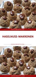 Haselnuss Makronen Makronen Platzchen Backen Rezepte Haselnuss