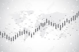 Business Candle Stick Graph Chart Of Stock Market Investment