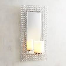 It can hold a candle that is up to 3.5 inches in diameter. Crystal Rectangular Candle Wall Sconce Candle Holder Wall Sconce Candle Wall Sconces Wall Candles