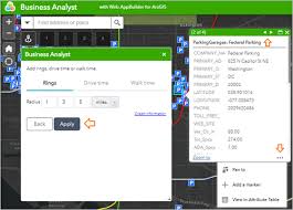 Business Analyst Widget Arcgis Web Appbuilder Developer Edition Arcgis For Developers