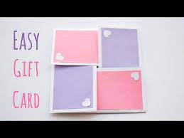 Choose the gift card holder shape that you want to make. Diy Surprise Gift Card Easy Cards To Surprise On Teachers Day Fun Paper Crafts To Make Youtube
