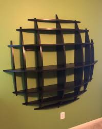 Question i'm trying to build a half round bookshelf cabinet to attach to the end of a kitchen peninsula. Round Bookshelf By Dougmc Lumberjocks Com Woodworking Community