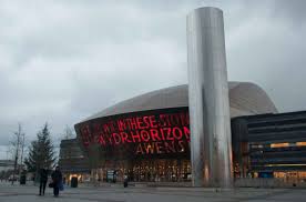 The Torchwood Water Tower In Roald Dahl Plass In Cardiff Bay Wales Water Tower Cardiff Bay Tower