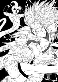 Dragon Ball Z Goku Ssj Majin Buu Anime Dragon Ball Artwork Dragon Ball Z Goku Vs Kid Buu