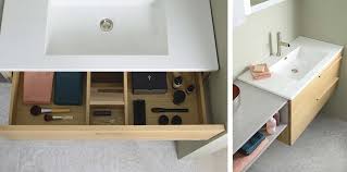 Le meuble latéral signé du fabricant français sanijura, embellira votre salle de bain ! Tables Avec Vasques Integrees Sanijura