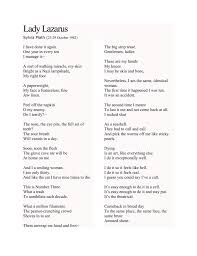 Lady Lazarus By Sylvia Plath In 2021 Plath Poems Sylvia Plath Poems Poems