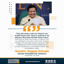 Alleged flying voters in San Juan City took the center stage of the  Senate's deliberations