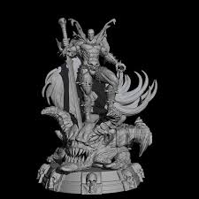 Spawn File 3d Printing Model Data Stl Character Manual High Quality Material Coooolstuff In 2020 Print Models Stl Character