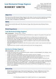 Plus, these resume templates come with the following benefits: Mechanical Design Engineer Resume Samples Qwikresume