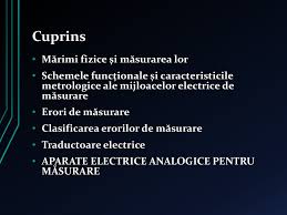 Unitati de măsură exersati transformari unutati de măsură. Practica De MÄsurÄri Electrice Si Electronice Prezentaciya Onlajn