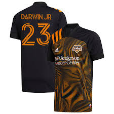 Men's Houston Dynamo Darwin Quintero adidas Black 2020 HTX 15 Replica Jersey