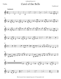 Savesave carol of the bells sheet music for later. Carol Of The Bells Violin Sheet Music Flute Sheet Music Fiddle Music