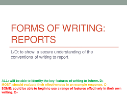 A report is formal documentation of an event, a person, or other entity. Igcse Forms Of Writing Reports Newspaper Reports And Interviews Teaching Resources