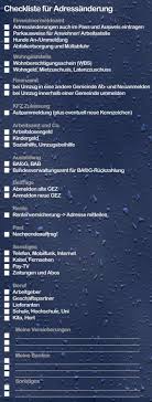 Ein wohnungswechsel fordert sie auf verschiedene arten: Checkliste Fur Adressanderungen Wen Musst Du Wann Benachrichtigen