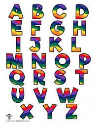 Letters of the english alphabet from a to z. Rainbow Alphabet Printable Letters Woo Jr Kids Activities