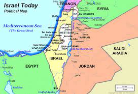 Esta religión, el judaísmo, ha llegado hasta hoy. Mapa De Israel