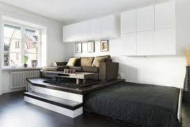 Meuble Cuisine Dimension Lit Coulissant Sous Estrade Deco Petit Appartement Idees Chambres Idee Chambre
