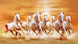 Image Result For 7 Horses Painting Seven Horses Painting Horse Canvas Painting Horse Wallpaper