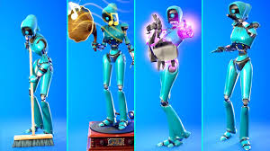 Manic is a uncommon outfit in fortnite: Robo Ray Dlc Pack Bluglo Injector Back Bling Free V Bucks And More Fortnite Season 6 Firstsportz