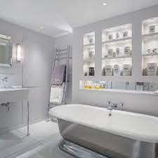 See how top designers choose and combine bathroom lighting fixtures to create a lighting plan that's as efficient as it is flattering to the space and its users. High End Inspirational Bathroom Light Ideas John Cullen Lighting