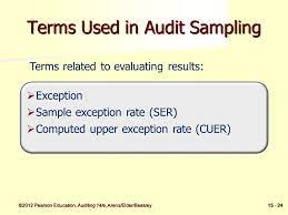 Attribute sampling means that an item being sampled either will or won't possess certain qualities, or attributes. Audit Sampling For Tests Of Controls And Substantive Tests Of Transactions Chapter Ppt Video Online Download