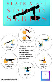 Skate Ski Stability Balance Trainer Balance Exercises Strengthen Core Muscles