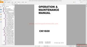 Kobelco Crawler Crane Ck1600 1f Crane Operator Maintenance