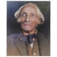 The caption reads: "Wickham Cuffee, born in 1826, was the son of Sarah Bunn  and Vincent Cuffee. He came from the purest stock of the Shinnecock  Indians. Older brothers and sisters were