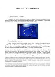 Steagurile tarilor din uniunea europeana. Referat Insemnele Uniunii Europene 417024 Graduo