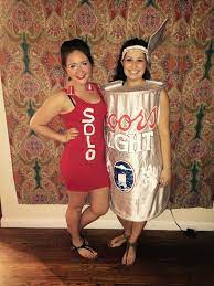 Diy Beer Pong Solo Cup Best Friend Couple Costume Halloween Costumes Diy Couples Halloween Costumes Friends Couples Costumes