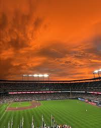 Even the sky is Orioles orange tonight!