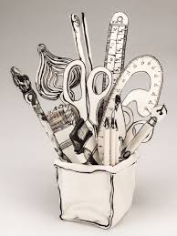 Cup Of Stationary Bits Ceramic Art Ceramic Sculpture Contemporary Ceramics