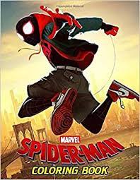 Photo wallpapers spider man miles morales on the desktop, the highest quality pictures from. Marvel Spiderman Coloring Book Over 50 Spider Man Coloring Pages For Boys Girls Funny Books For Kids Ages 4 8 Amazon De Davis Russell Fremdsprachige Bucher