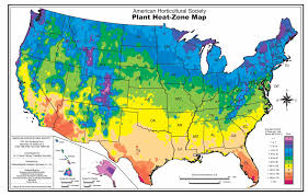 Ahs Plant Heat Zone Map Of Usa From 1997 For Gardeners Average Number Of Days Per Year Above 86f 30c Plant Hardiness Zone Map Garden Supplies Cool Plants