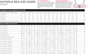 Clothing Size Guides Hotmilk Lingerie