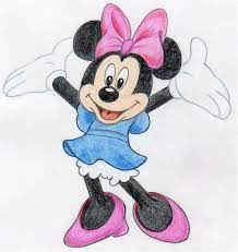 Play games featuring iconic fashionista minnie mouse. How To Draw Minnie Mouse