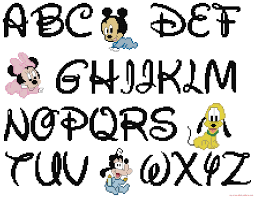 00 dimensions disney's tinker bell 'believe' counted cross stitch kit for beginners, 14 count navy aida cloth, 12'' x 8'' Free Printable Disney Alphabet Letters