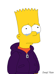 Maybe you would like to learn more about one of these? Sad Bart Simpson With A Purple Hoodie By Emojifaze On Deviantart