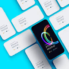 Apple Iphone 8 Mockup By Ls Sketch Photoshop Figma Presentation In 2020 Mockup Figma Isometric
