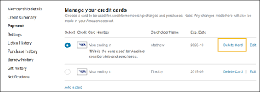 Amazon prime free trial is a period during which you can use amazon prime for free with all prime users' benefits. How Can I Remove A Payment Method From Audible Audible Help