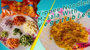Yippee Noodles Masala With Vegetables Recipe Kannada English M Kitchen Youtube