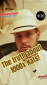 #americanhatco VP of Operations, Cody Bates gives us the truth about high  quality hats. Specifically the 1000x and 500x from #americanhatcompany  #CowboyHats #cowboy #tejana #sombrero