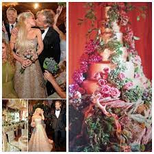 Jessica Simpson And Eric Johnson Wedding Cake Jessica Simpson Wedding Celebrity Wedding Dresses Celebrity Bride