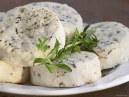 French Goat Cheese On A Wooden Table Clos Des Iles Le Brusc Cote D Azur Var France Goat Cheese Appetizer Cheese Appetizers Cheese