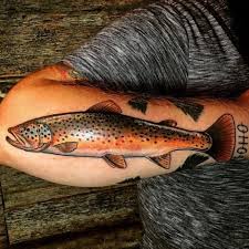 Blackfish tattoo on the left ankle. 10 Fishing Tattoos That Actually Look Good