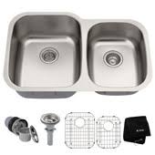 Barclay products is a manufacturer of beautiful kitchen sinks, bathroom sinks, converto showers and bathtubs. Kraus 35 Undermount 60 40 Double Bowl 16 Gauge Stainless Steel Kitchen Sink With Free Shipping Kitchensource Com