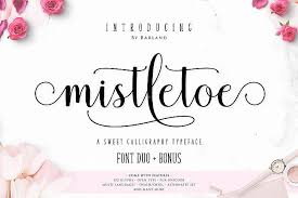 Introducing yolan unique font, it is was designed and shares by fadeline. Mistletoe Font Duo Available From Fontbundles Net Script Fonts Font Bundles Free Font