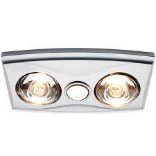 Silver Heller Ceiling Light Heater Globe Ducted Exhaust Fan Bathroom Heat Lamp Ebay Bathroom Heater Bathroom Lighting Bathroom Exhaust Fan